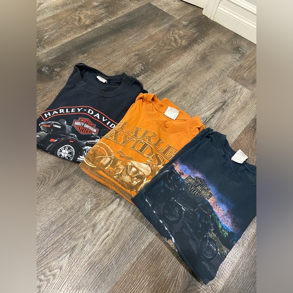 Bundle of 3 Harley T-shirts